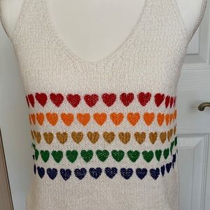 Sleeveless tank sweater